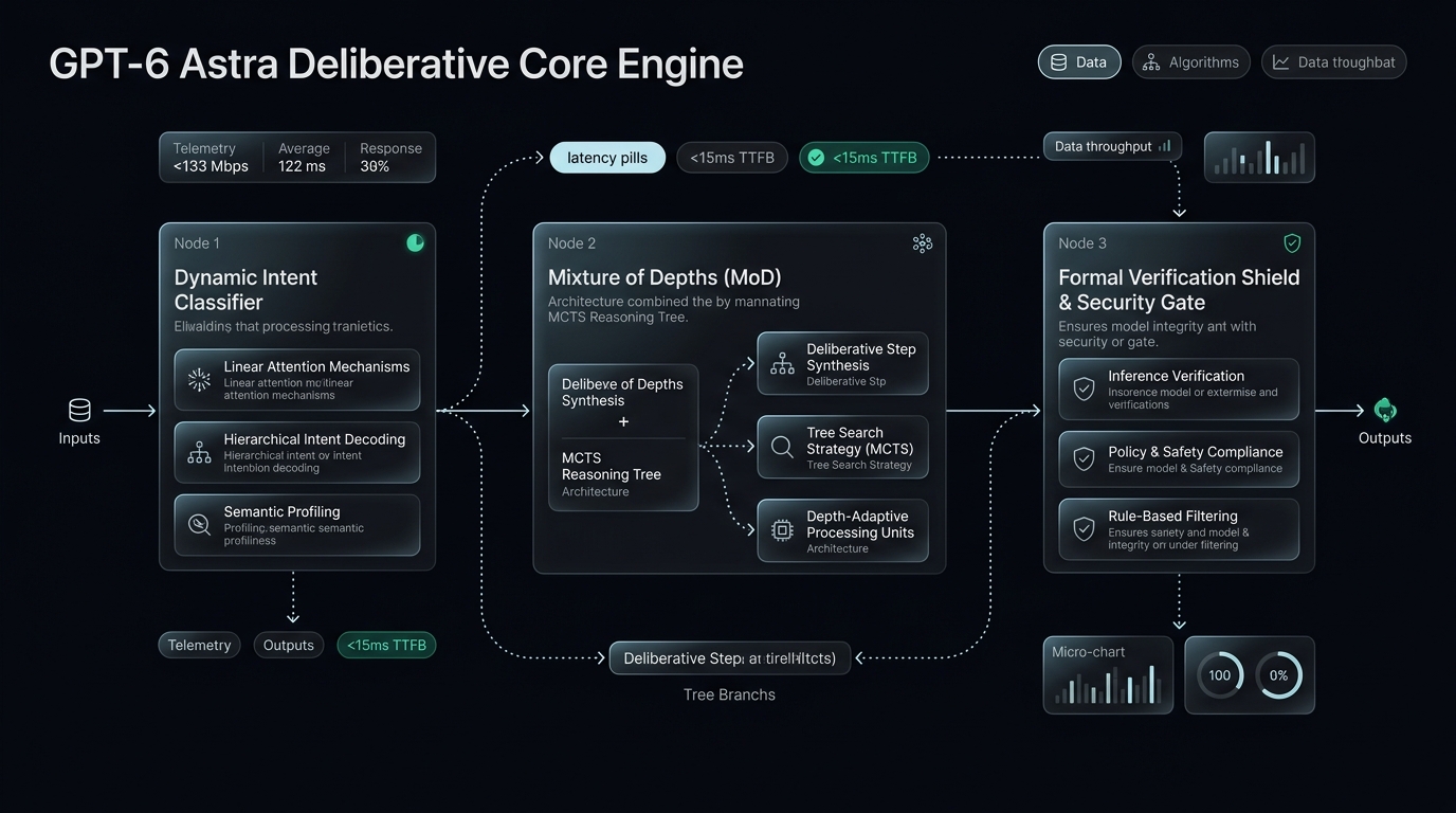 GPT-6 Astra Deliberative Core Engine: Multi-Tier Architecture & Reasoning Flow